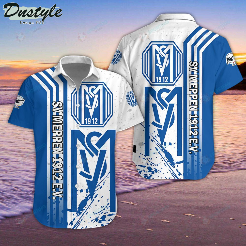 SV Meppen Blue Hawaiian Shirt