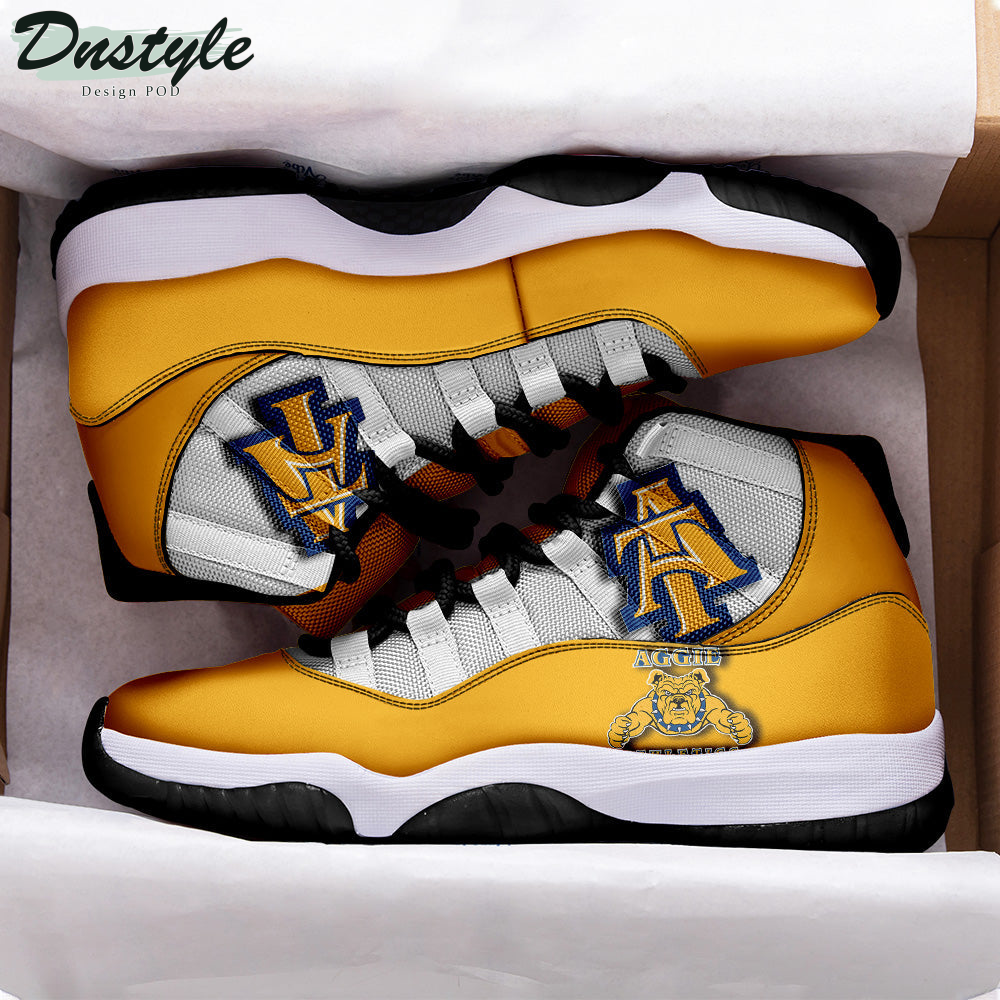 North Carolina A&T Aggies Air Jordan 11 Shoes Sneaker