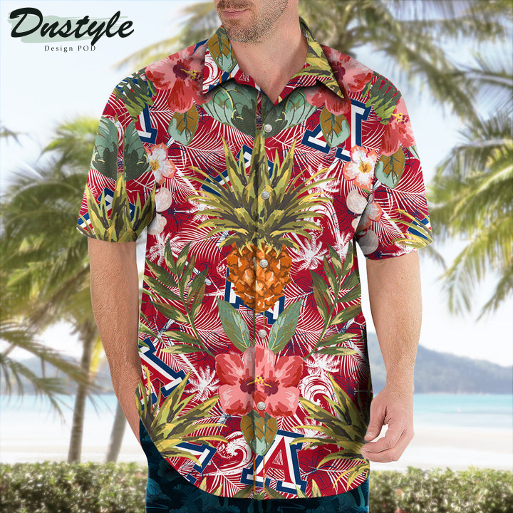 Arizona Wildcats Pineapple Tropical Hawaiian Shirt