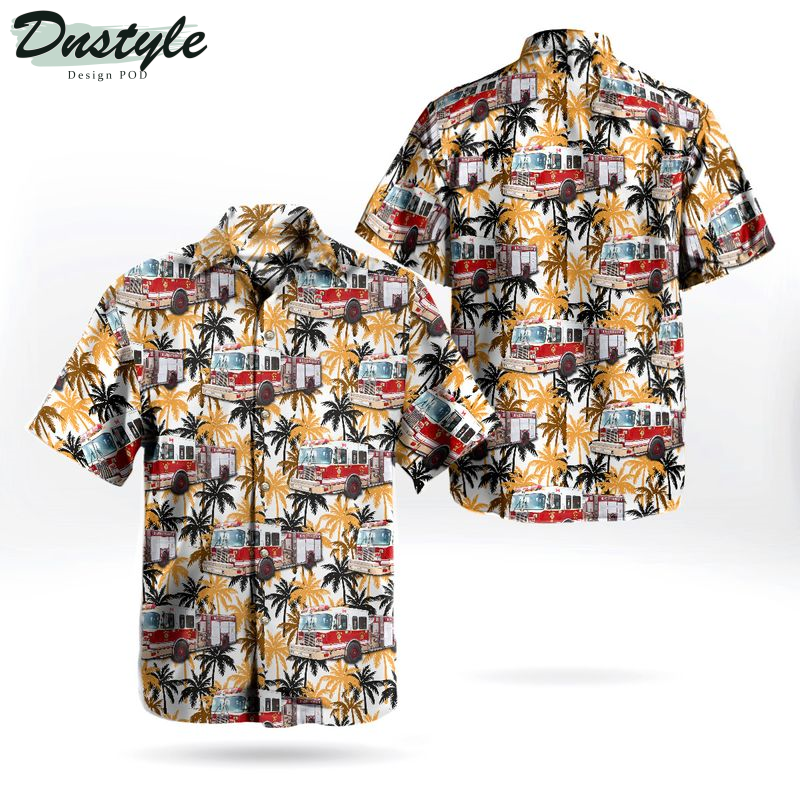 Whitby Fire and Emergency Services Hawaiian Shirt