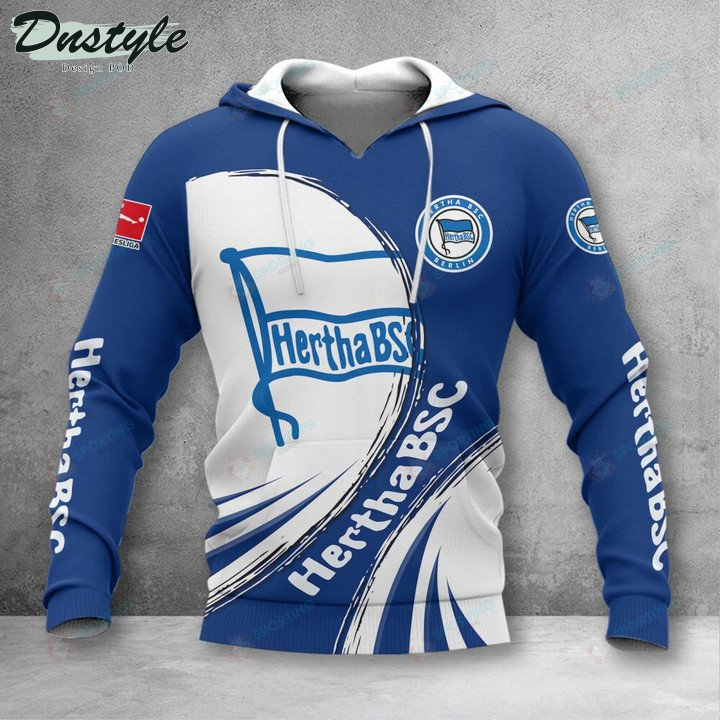 Hertha BSC 3d Print Hoodie Tshirt