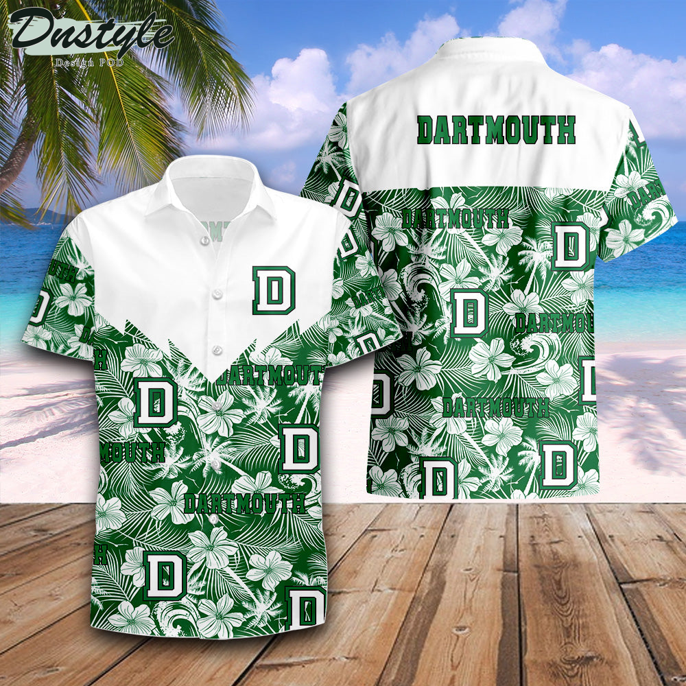 Dartmouth Big Green Tropical Seamless NCAA Hawaii Shirt