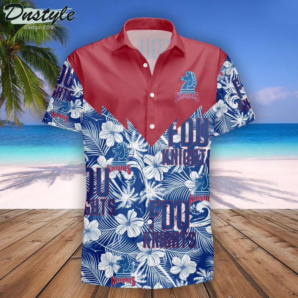 Fairleigh Dickinson Knights Tropical Seamless NCAA Hawaii Shirt