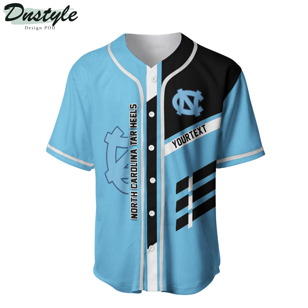 North Carolina Tar Heels Custom Name Baseball Jersey