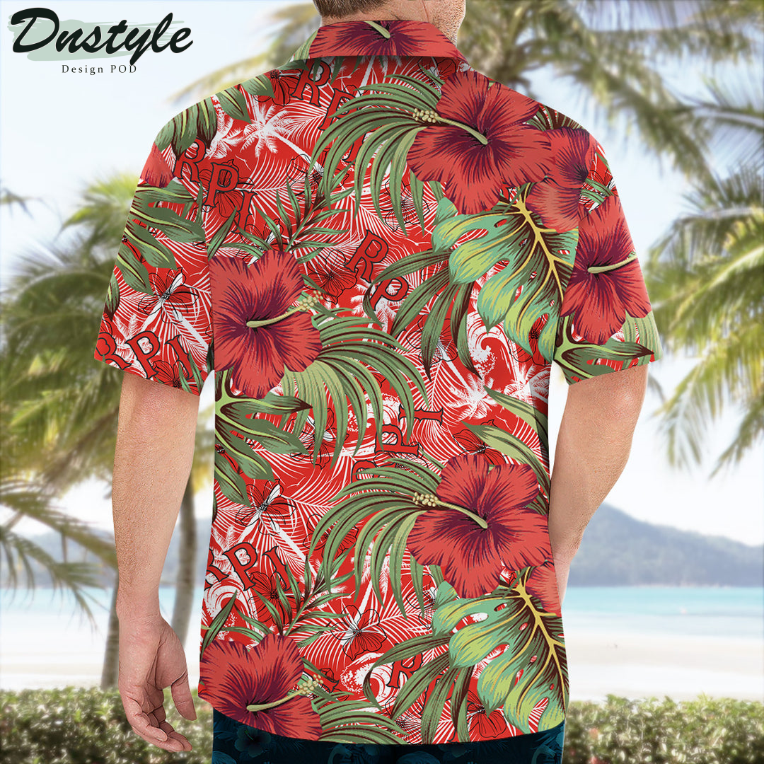 Rpi Engineers Hibiscus Tropical Hawaii Shirt