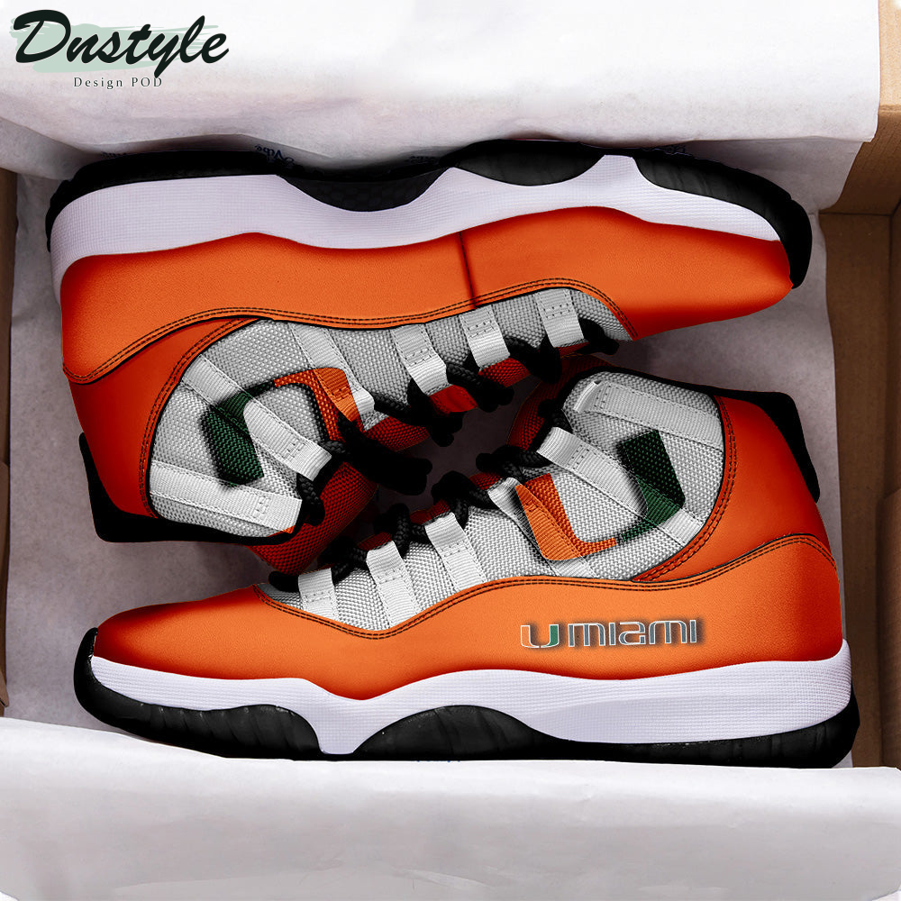 Miami Hurricanes Air Jordan 11 Shoes Sneaker