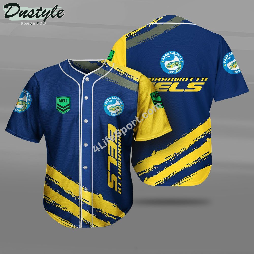 Parramatta Eels Baseball Jersey Shirt