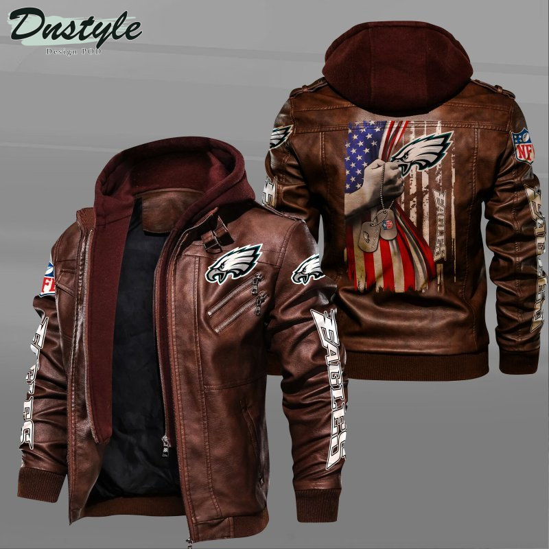 Philadelphia Eagles Independence Day Leather Jacket