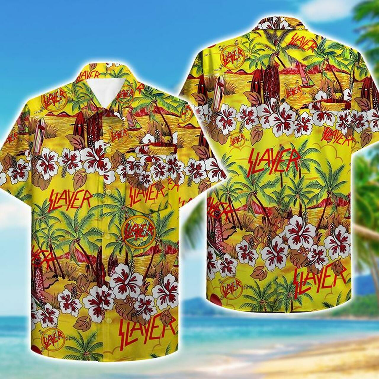 Slayer Fashion Tourism Hawaiian Shirt