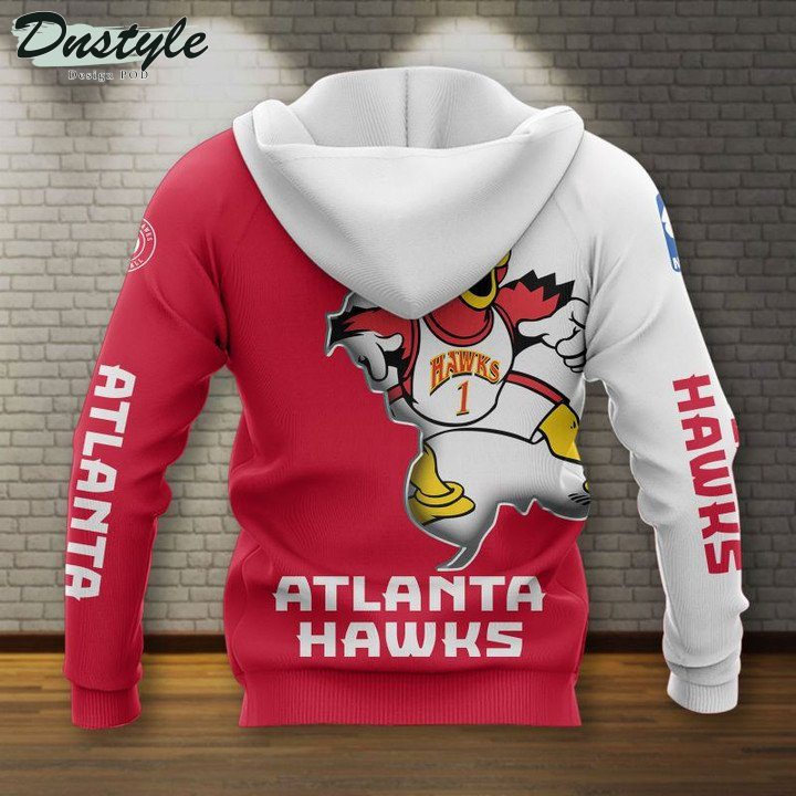 Atlanta Hawks NBA 3d Hoodie