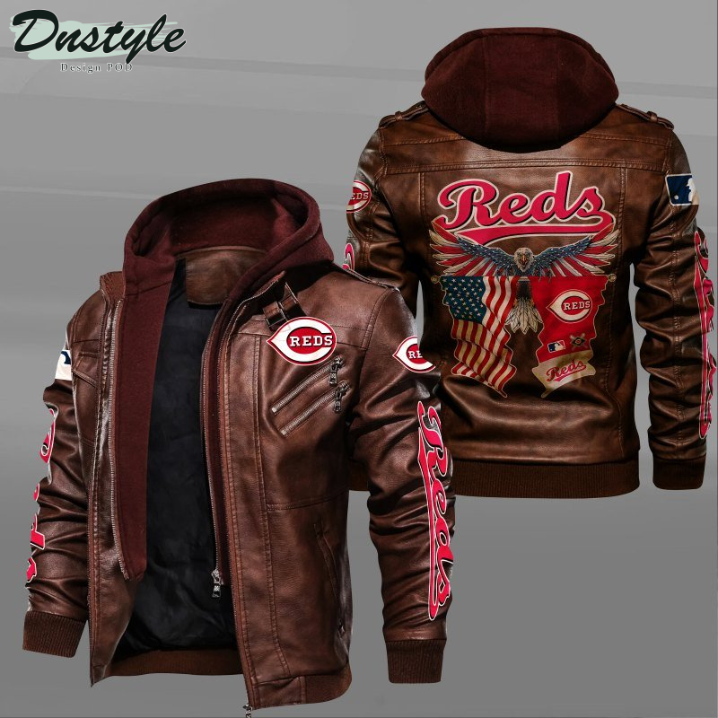 Cincinnati Reds American Eagle Leather Jacket