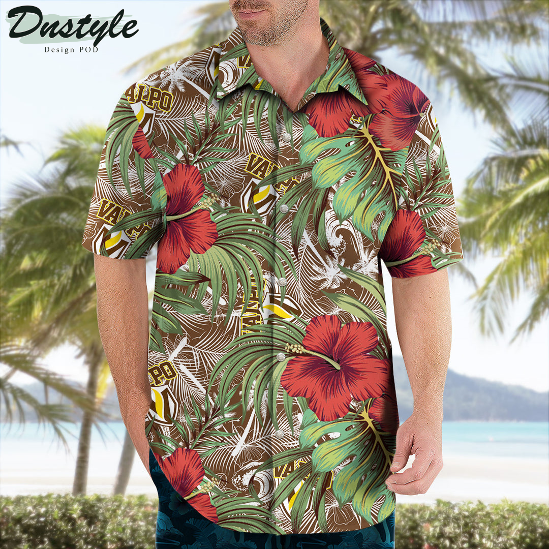 Valparaiso Beacons Hibiscus Tropical Hawaii Shirt
