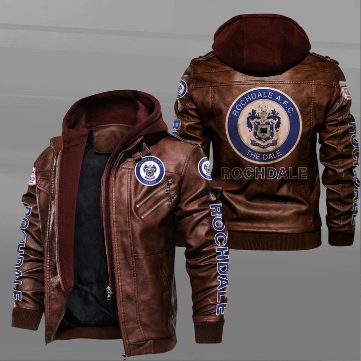 The Dale Rochdale AFC Leather Jacket