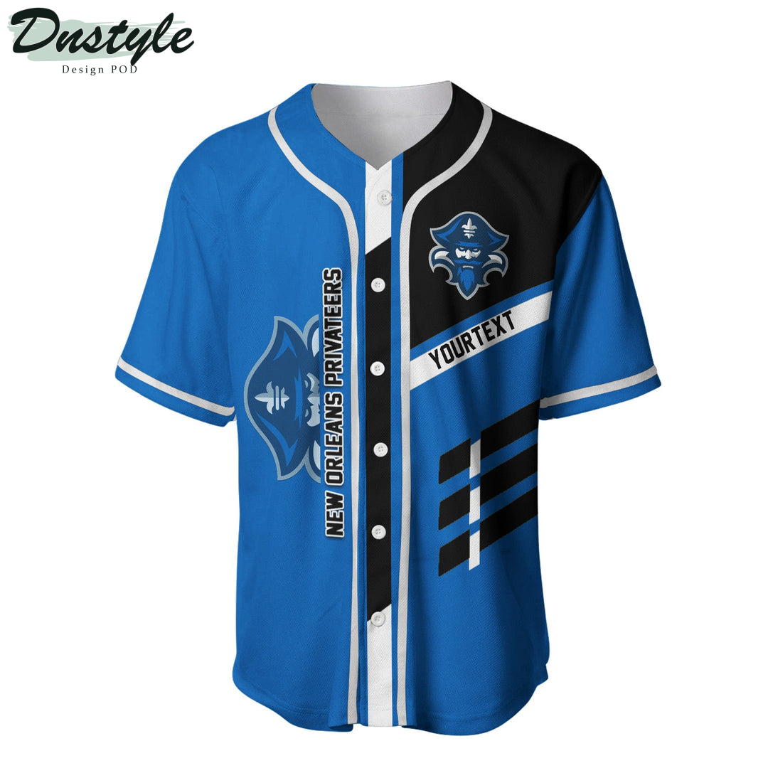 New Orleans Privateers Custom Name Baseball Jersey