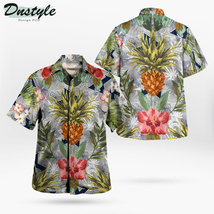 Xavier Musketeers Pineapple Tropical Hawaiian Shirt