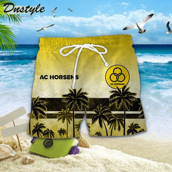 AC Horsens hawaiian shirt beach short