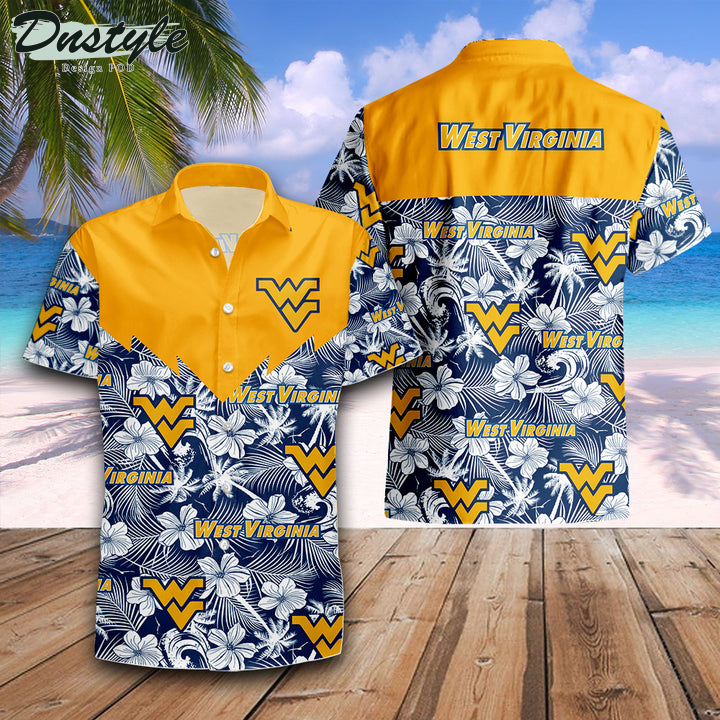 West Virginia Mountaineers Tropical NCAA Hawaii Shirt