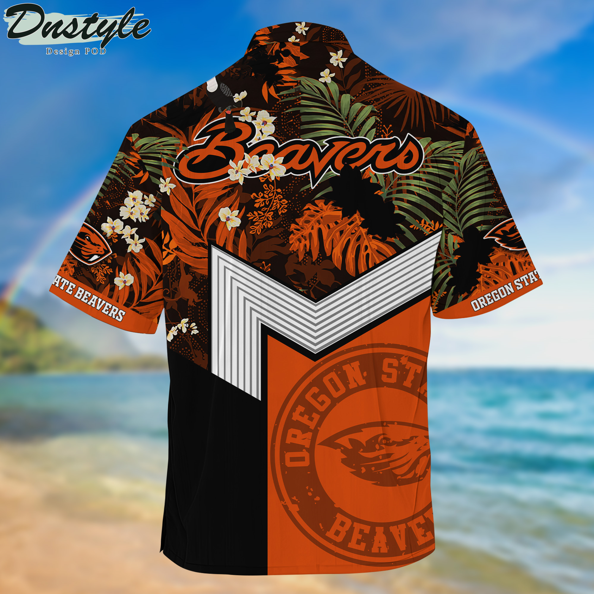 Oregon State Beavers Hawaii Shirt And Shorts New Collection