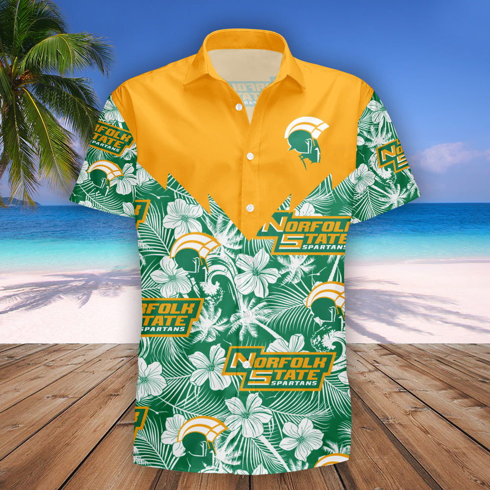 Norfolk State Spartans Tropical Seamless NCAA Hawaii Shirt