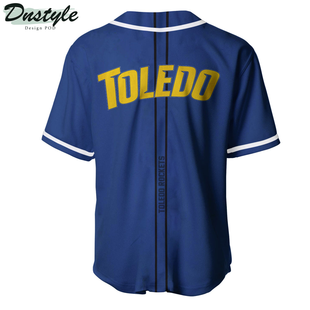 Toledo Rockets Custom Name Baseball Jersey
