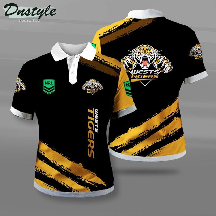 Wests Tigers 3d Polo Shirt
