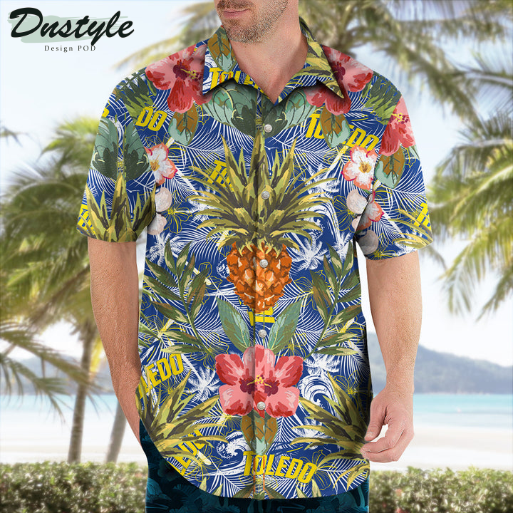 Toledo Rockets Pineapple Tropical Hawaiian Shirt