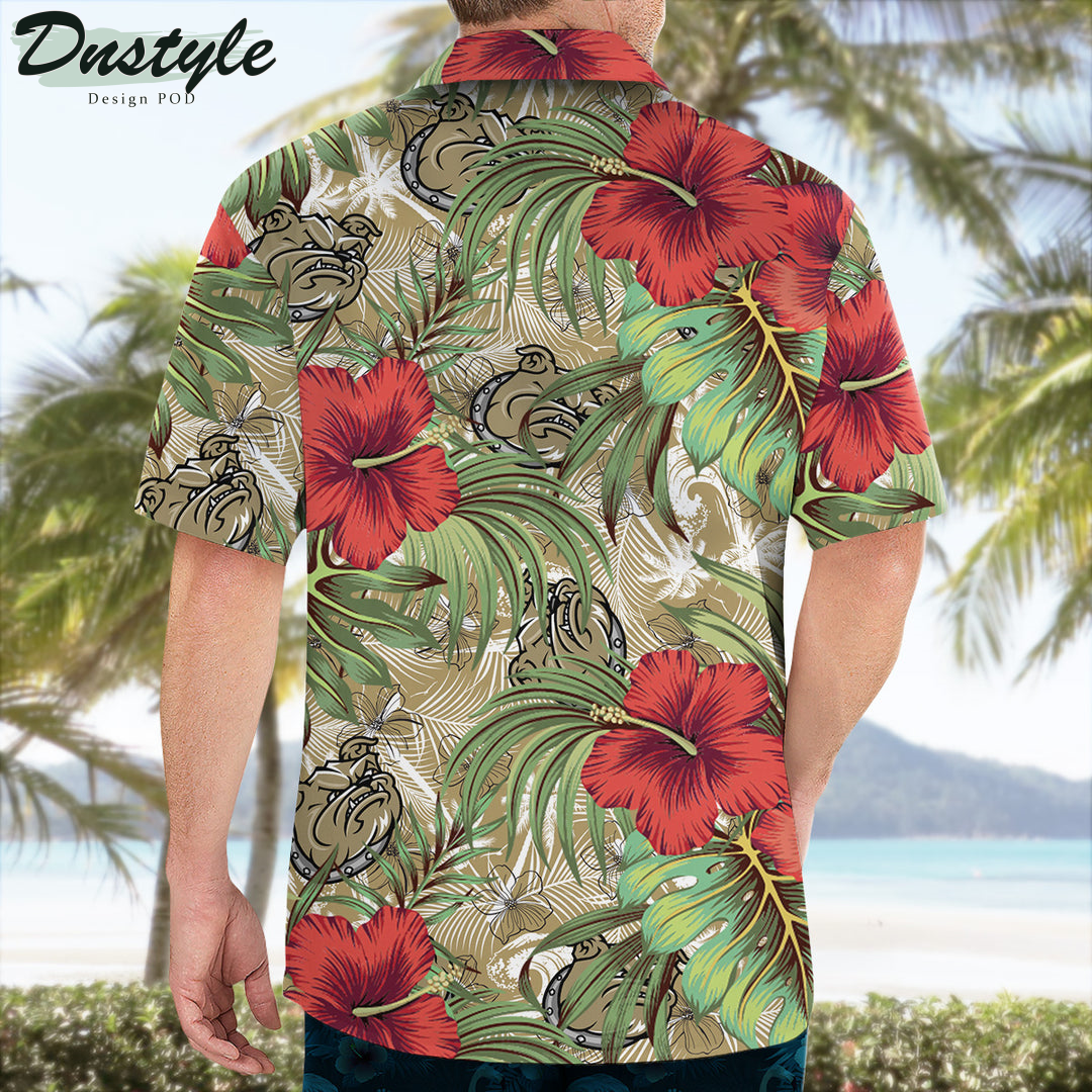 Bryant Bulldogs Hibiscus Tropical Hawaii Shirt