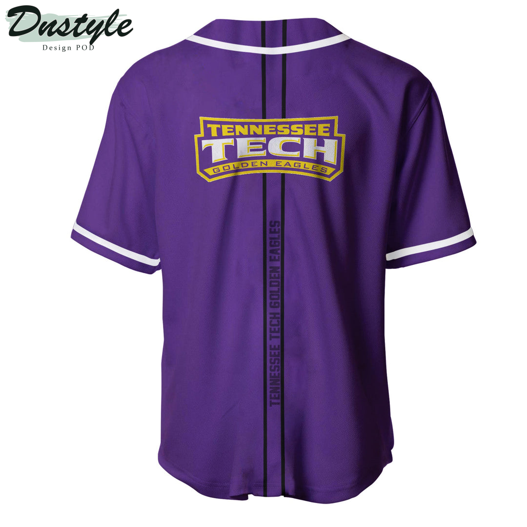 Tennessee Tech Golden Eagles Custom Name Baseball Jersey