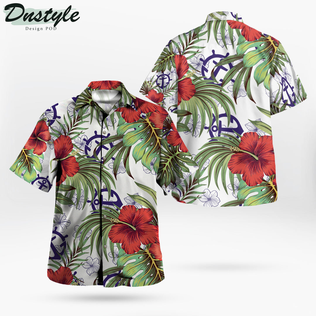 Portland Pilots Hibiscus Tropical Hawaii Shirt