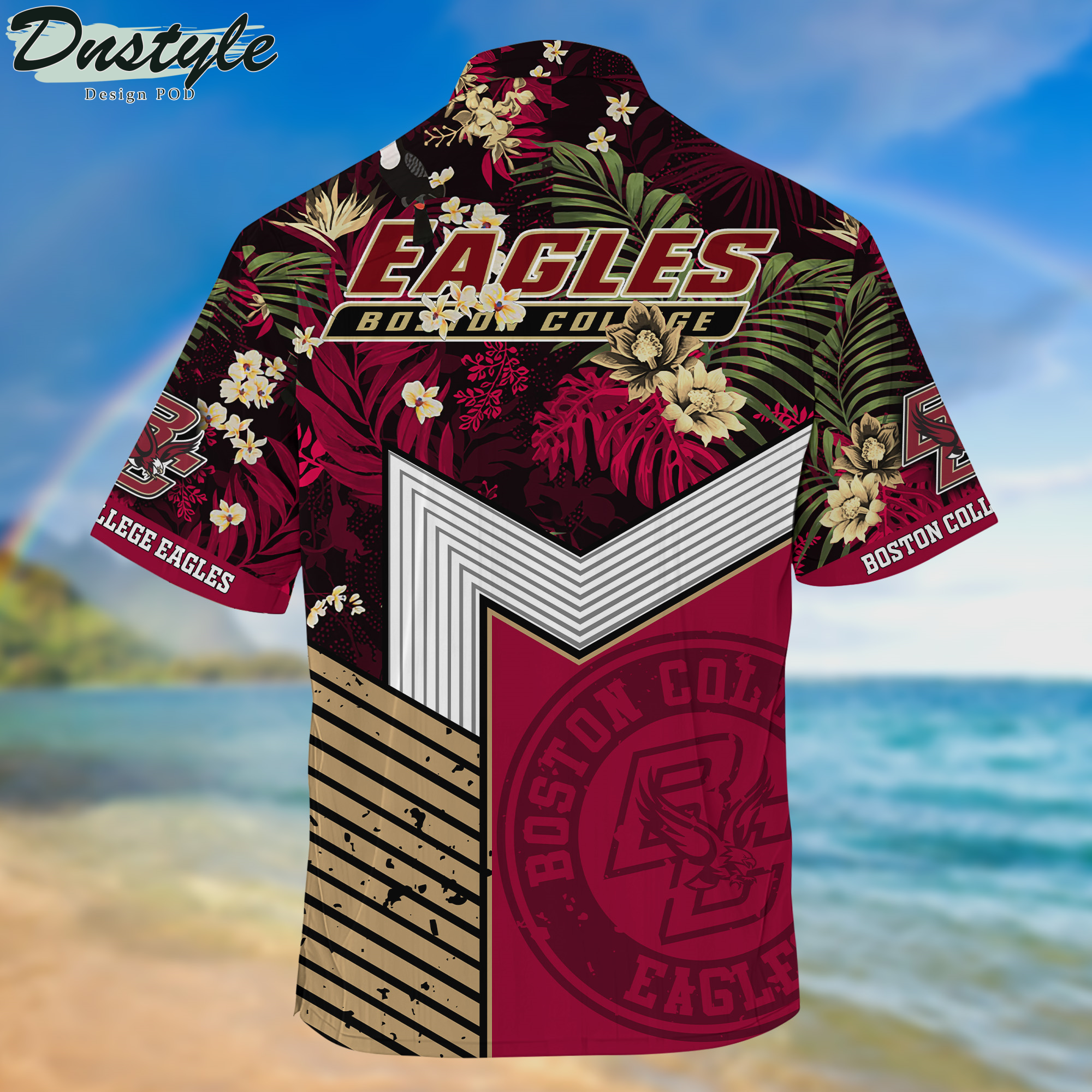 Boston College Eagles Hawaii Shirt And Shorts New Collection