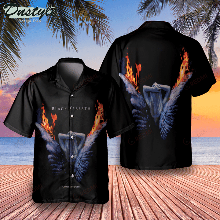 Black Sabbath Band Cross Purposes Hawaiian Shirt