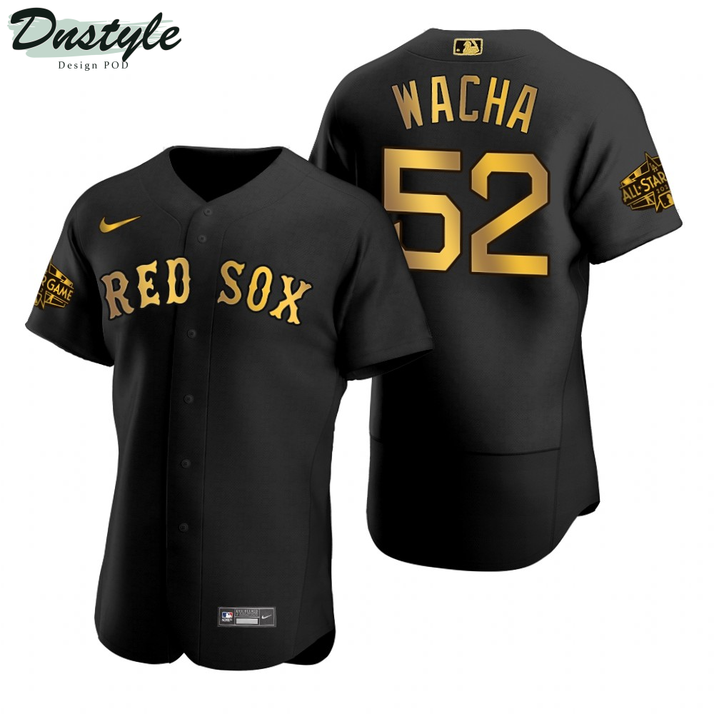 Boston Red Sox Michael Wacha Main Logo Black 2022 MLB All-Star Game Jersey