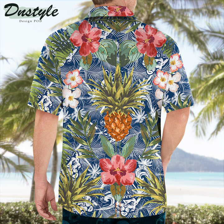 Byu Cougars Pineapple Tropical Hawaiian Shirt