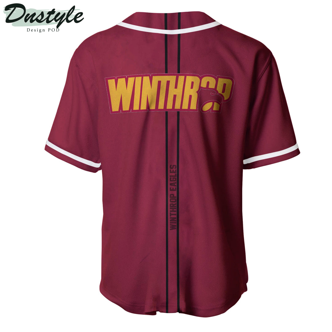 Winthrop Eagles Custom Name Baseball Jersey