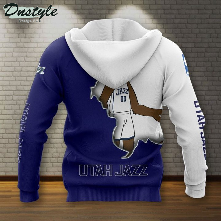 Utah Jazz NBA 3d Hoodie