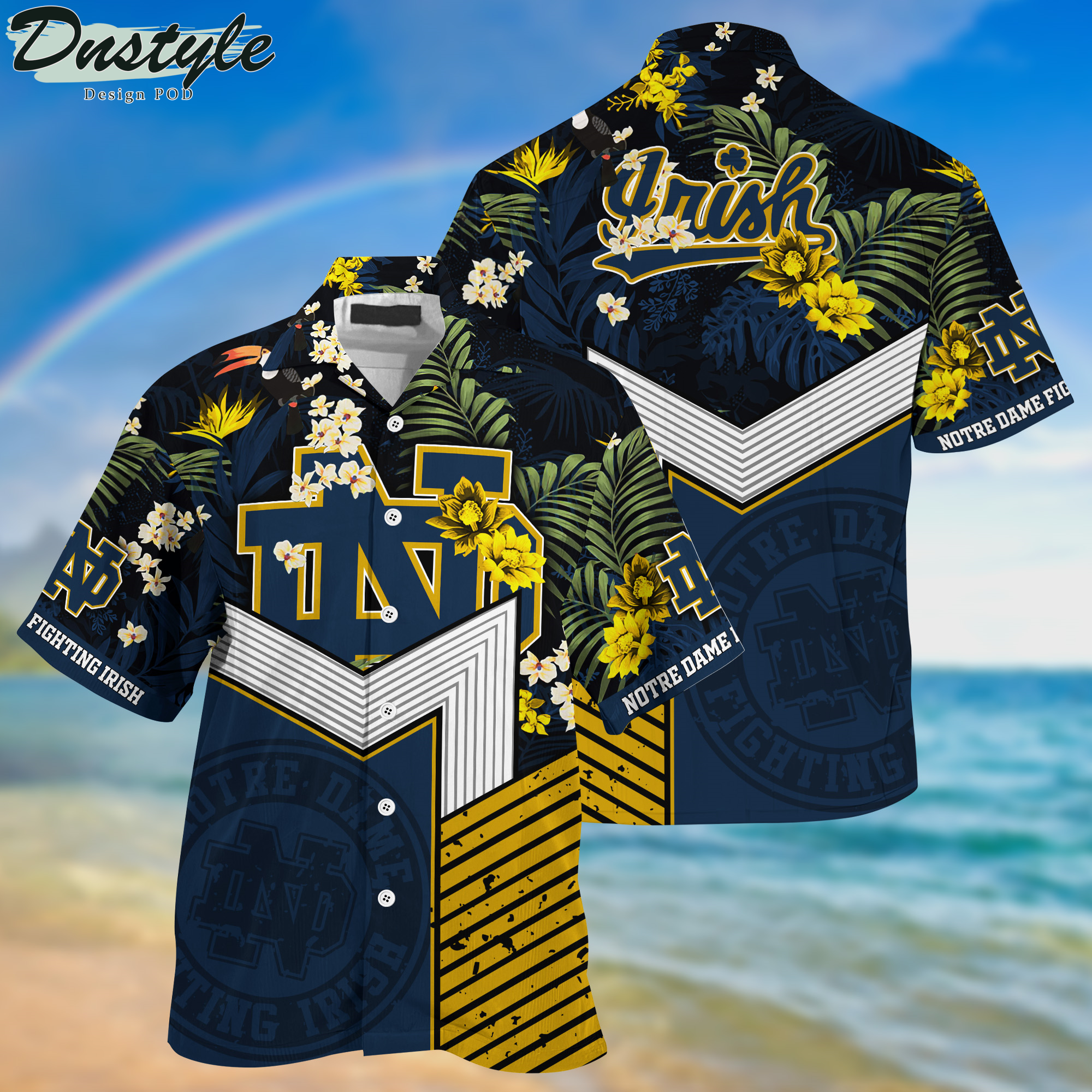 Notre Dame Fighting Irish Hawaii Shirt And Shorts New Collection