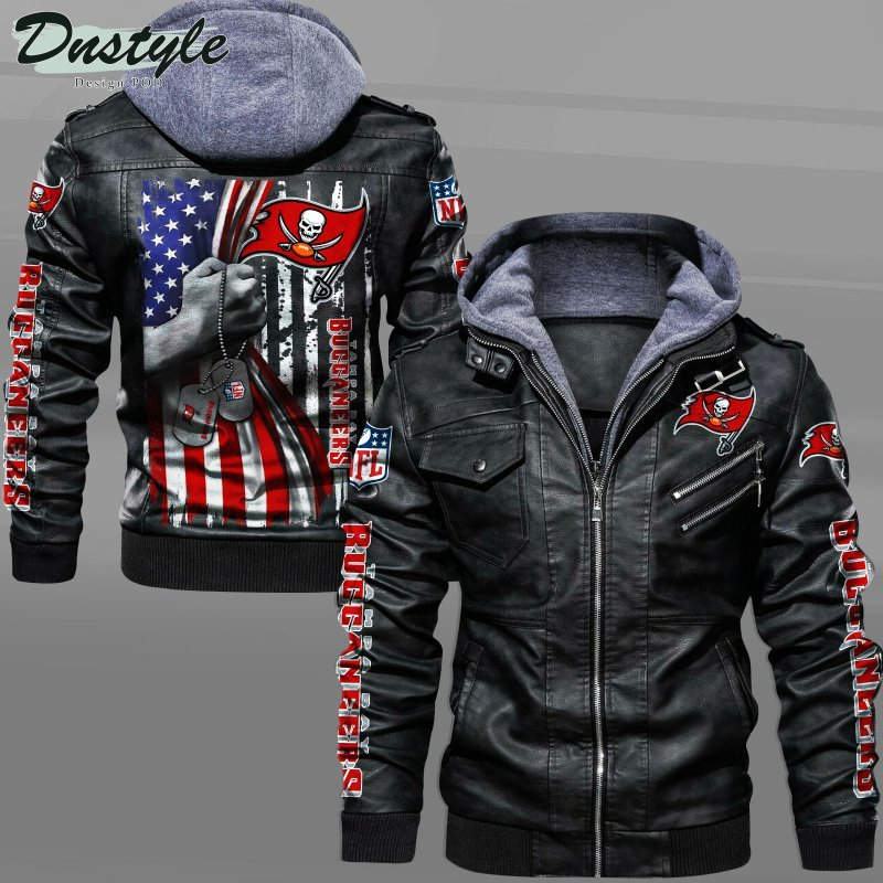 Tampa Bay Buccaneers Independence Day Leather Jacket