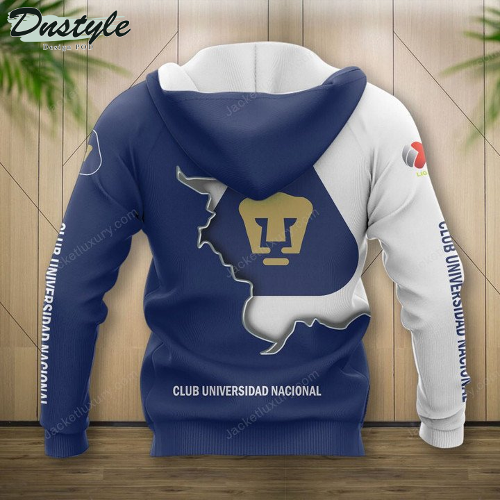 Club Universidad Nacional 3d Hoodie