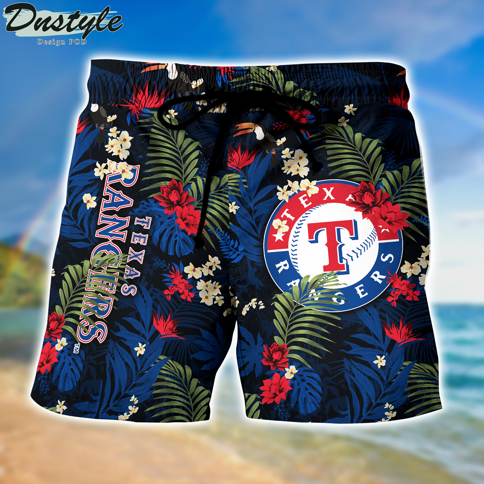 Texas Rangers Tropical New Collection Hawaii Shirt And Shorts