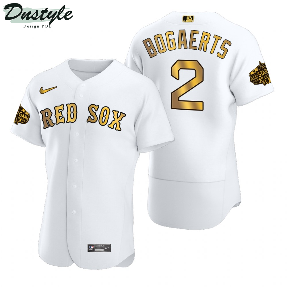 Boston Red Sox Xander Bogaerts White 2022 MLB All-Star Game Main Logo Jersey