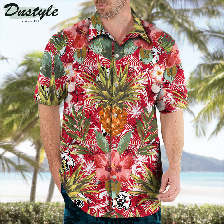 Davidson Wildcats Pineapple Tropical Hawaiian Shirt