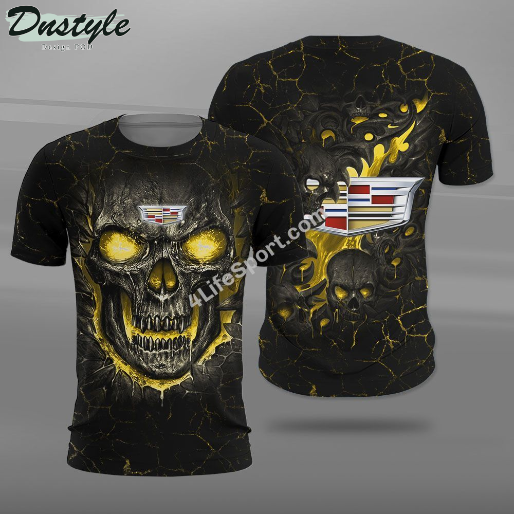 Cadillac Skull 3d Printed Hoodie Tshirt
