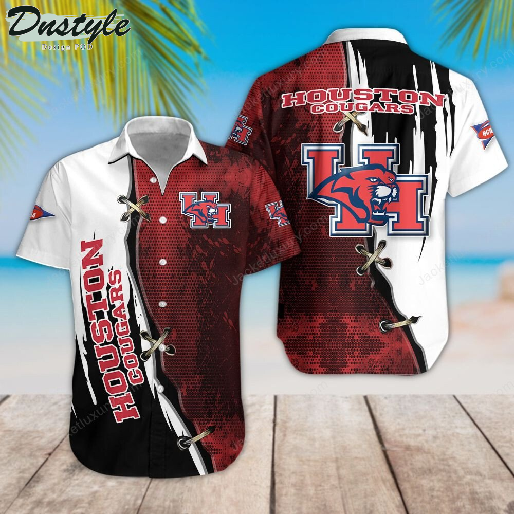 Houston Cougars Football Hawaiian Shirt