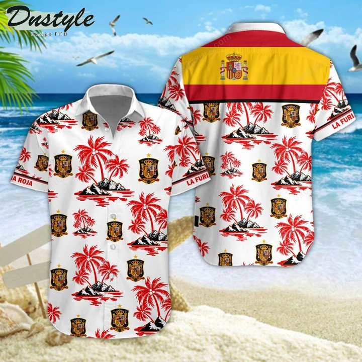 Spain national football team hawaiian shirt