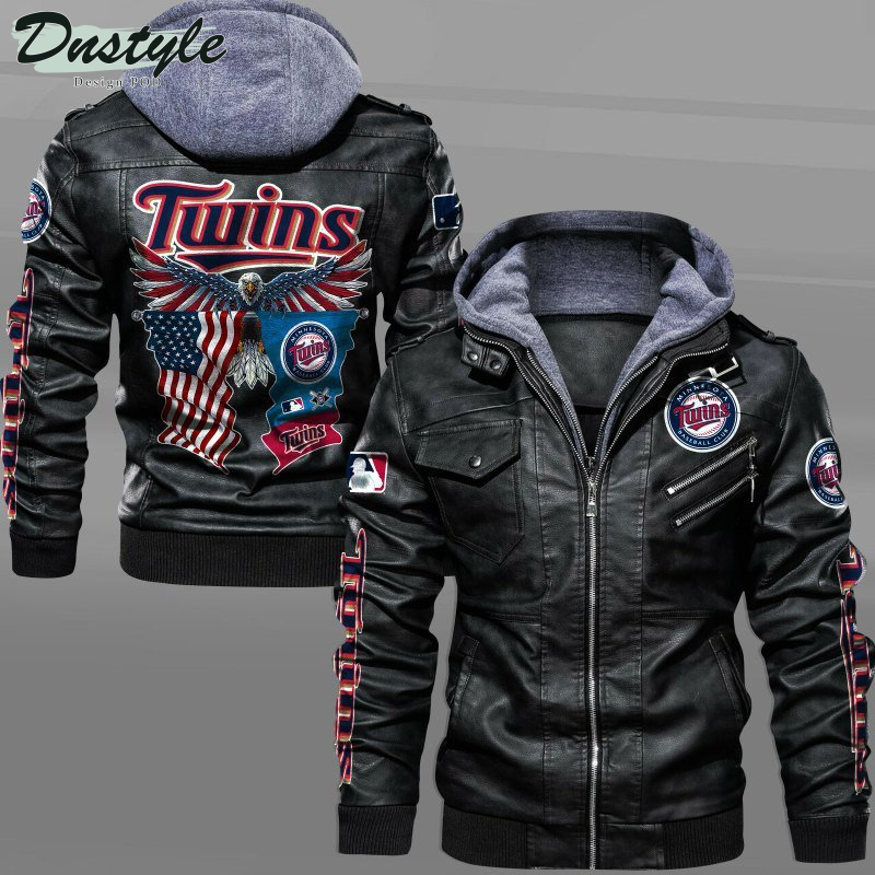 Minnesota Twins American Eagle Leather Jacket