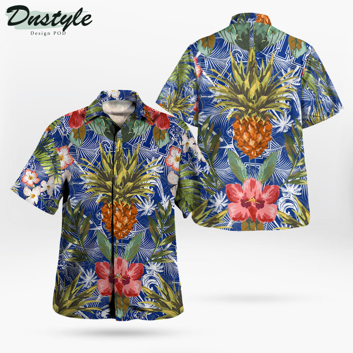 Memphis Tigers Pineapple Tropical Hawaiian Shirt