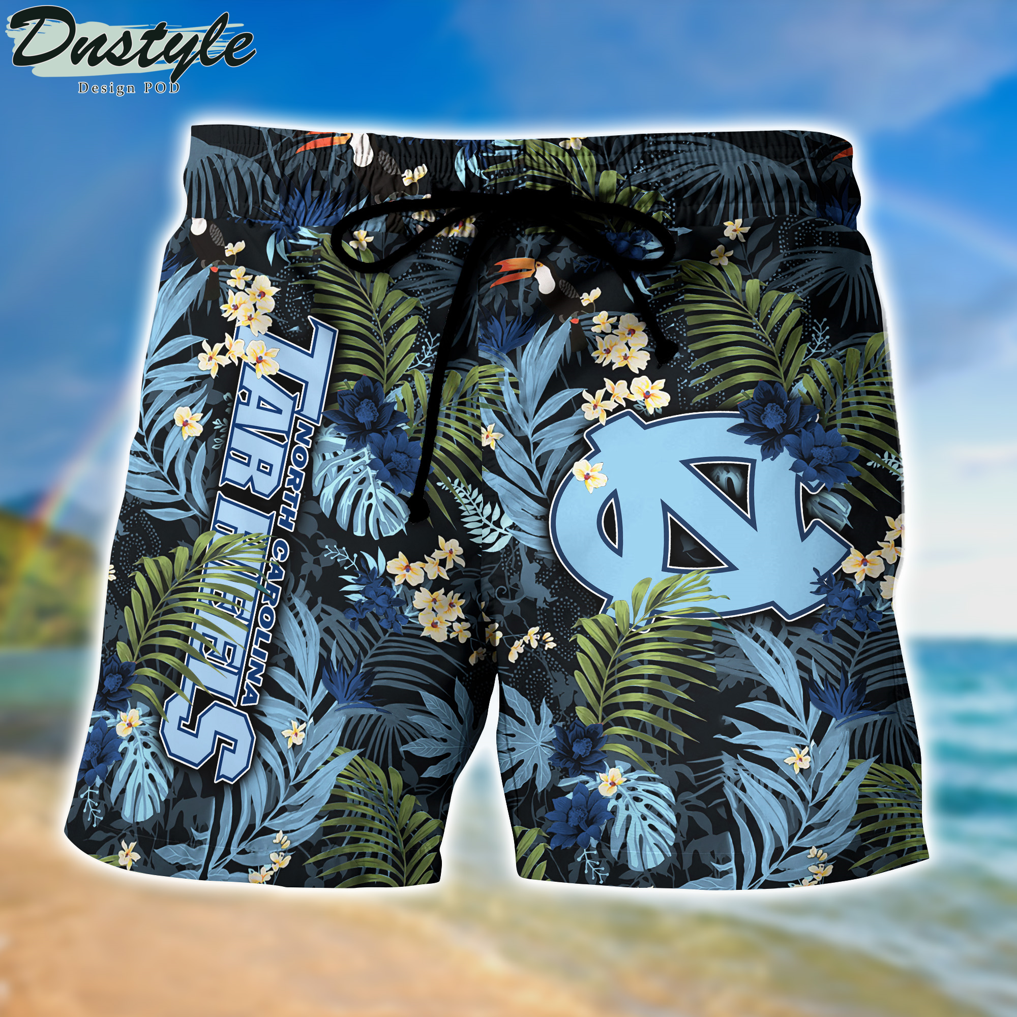 North Carolina Tar Heels Hawaii Shirt And Shorts New Collection