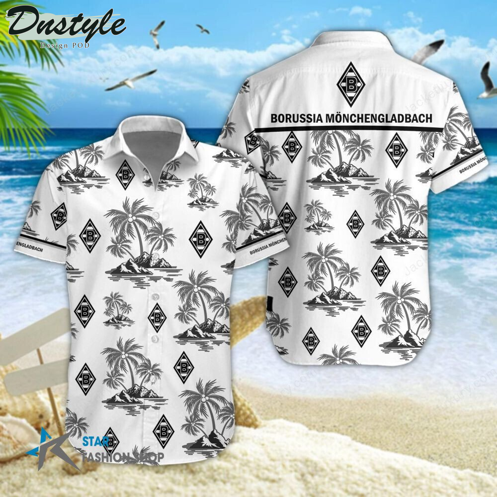 Borussia Monchengladbach Hawaiian Shirt Beach Short