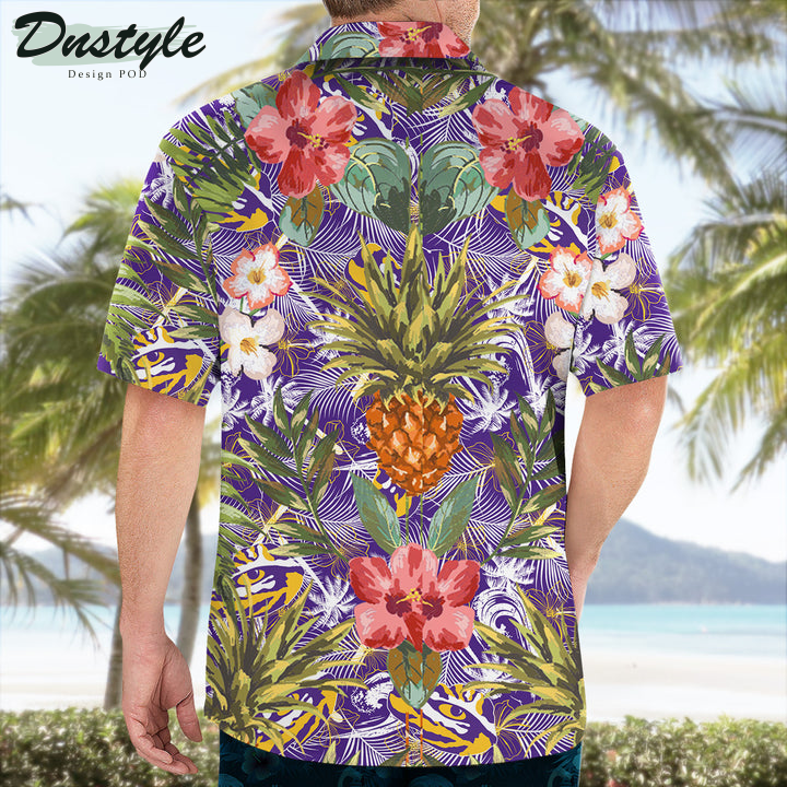 Lsu Tigers Pineapple Tropical Hawaiian Shirt