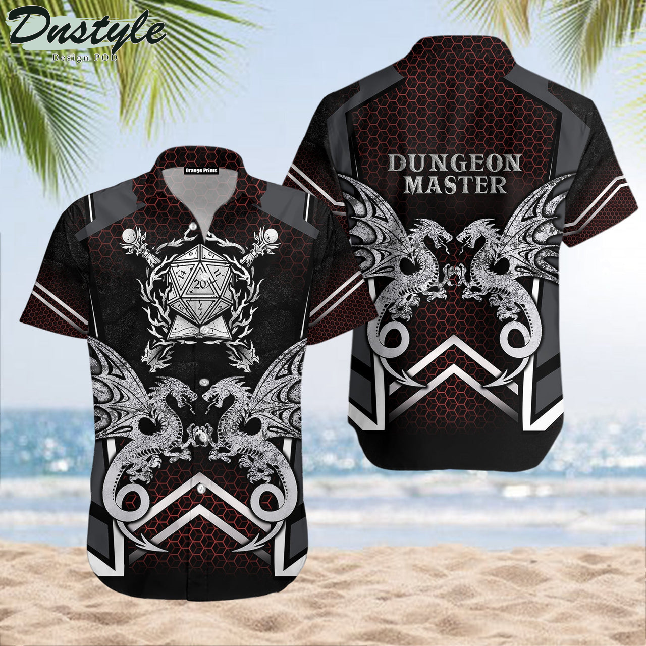 Game DnD Dungeons Master 2 Sublimation Hawaiian Shirt
